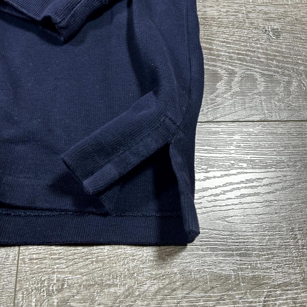 Polo Ralph Lauren Quarter Zip Pullover Mens 2XLT Navy Blue Good Cotton Sweater - Picture 4 of 8